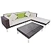 Produktbild Famirosa vidaXL Adjustable Sofa Bed with 2 Pillows Synthetic Leather Black