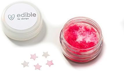 Edible By Design Tiny Star Pink Sprinkles 5 mm/4 g