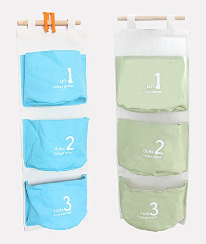 cdet Aufbewahrungstasche Süße hängende Aufbewahrung Pocket Kosmetik Tasche Reise Tasche Home Supplies blau - 7
