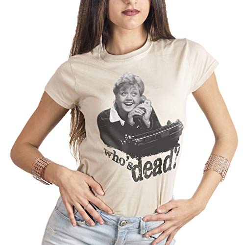 Mush dressyourstyle T-Shirt Donna Signora Fletcher Telefono. Who IS Dead - Donna-S - Sabbia