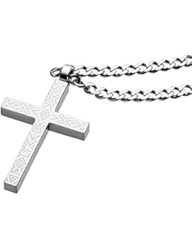 POLICE Unisex-Kette mit Anhänger SINNER Edelstahl PJ25504PSS