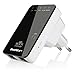 Produktbild Bestwe mini Router WiFi Repeater WLAN Repeater 2,4GHZ WLAN, WLAN 802.11n/g/b, WPA2, WPA, WEP (Schwarz)
