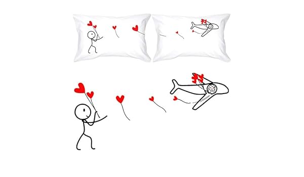 Buy Boldloft No Matter The Miles Couple Pillowcases Long Distance