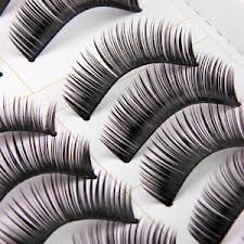 LGG -10 Pair Black Long HANDMADE Voluminous False Eyelash Eye lashes by Boolavard® TM
