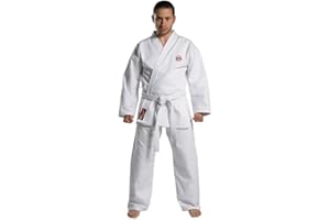 ATHLETICS GEAR AG Karate Suit Uniform Gi Kit with Belt by Athletics Gear | Polyester Cotton Blend, Light Weight, for Kids, Men & Women