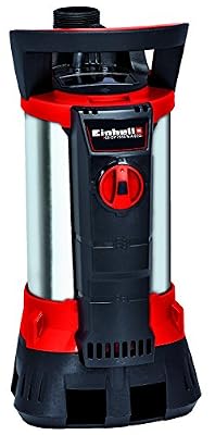 Einhell Pompe pour eaux usées GE-A ECO DP 7935 N (790 W, 19000 l/h, hauteur de refoulement 9 m, 47,8 mm Connexion, étanchéité de qualité supérieure, boîtier en acier inoxydable, avec raccord universel en plastique)