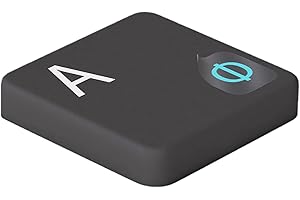 hoopomania Adesivi per Tastiera Russa [Azzurro - 5x6mm] Adesivi per Tastiera Lettere Russe