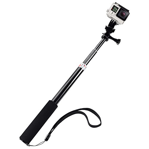 Rovtop Palo Selfie Gopro Selfie Stick Monopod de Extensión Ajustable para Todos los Modelos Camara Deportiva