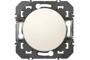 LEGRAND | Bouton-Poussoir 6A - Blanc - Composable, Connexion Rapide Sans Outil, Compatible Avec Plaques De Finition Personnalisables, Design Moderne Et Simple