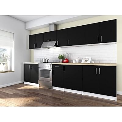 Générique OBI Cuisine complete 3m20 - Noir mat