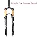 Produktbild TIANPIN Mountainbike Federgabel, 26/27.5/29 Zoll leichte Magnesiumlegierung Mountainbike Suspension Lock Schulterhub: 100mm,27.5,Pipe