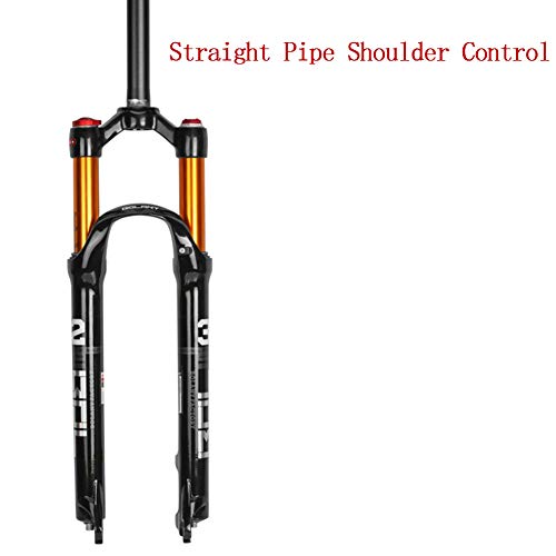 Preisvergleich Produktbild TIANPIN Mountainbike Federgabel, 26 / 27.5 / 29 Zoll leichte Magnesiumlegierung Mountainbike Suspension Lock Schulterhub: 100mm,27.5,Pipe