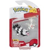Pok&eacute;mon Pokemon 5 ve 8 cm Savaş Fig&uuml;r&uuml; 2'li Paket Galarian Zigzagoon &amp; Togetic - &Ccedil;ocuklar i&ccedil;in Oyuncak Fig&uuml;r 4+ - &Ccedil;ocuklar i&ccedil;
