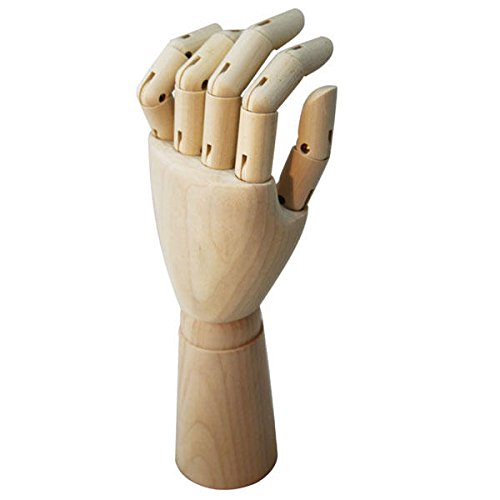 Fumidea Mano Madera Articulado Derecha 25 cm Model X Artista Dibujo Pintor Belle Arti