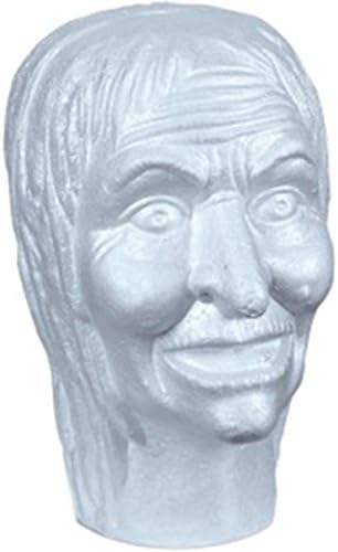 Floracraft RSSKULLW Styrofoam Witch EPS Skull Bulk - White by FloraCraft