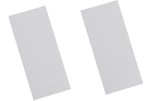 RECHERE 2pcs Knife Handle Liner Spacer G10 White Knives Sword Gun Making Material 180X80X1mm