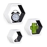 Stapelbar: Die Dekoregale lassen sich platzsparend ineinander stapeln - Praktisch für Umzüge