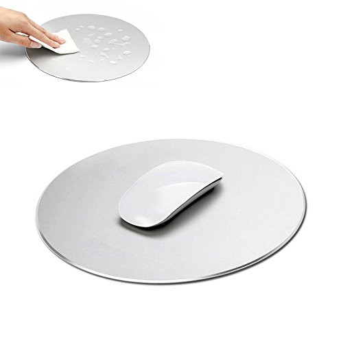Preisvergleich Produktbild Dgkunli Legierungs-Gummi kreative ultra d¨¹nne Computer-Mausunterlagen einseitig vorhandene rutschfeste Metallmausunterlage Verwendbar f¨¹r Ihr Arbeiten u. Spiel, Apple Mackbook und Computer (runder Splitter)