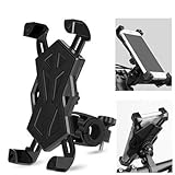 Einfach zu bedienen und einfach zu bedienen: Der Fahrrad-Telefonhalter ist aus Metall und Kunststoff gefertigt und verfügt über eine vandalensichere Funktion, die verhindert, dass die Straßenrad-Halterung während der Fahrt mitten in der Installation abfällt.