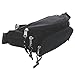 Produktbild XiRRiX Gürteltasche Bauchtasche - 5 Reißverschluss Fächer ideal für Reise Outdoor Aktivitäten und Wanderungen - schwarz für Damen und Herren