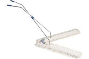 LE PLUS DE L'ENTRETIEN balai ciseaux 2 x 100 cm complet avec 2 franges - QUALITE SUPERIEURE - FRANGES 100% COTON