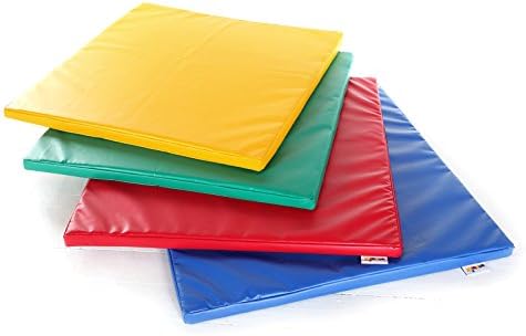 Implay® Soft Play Multi-Use - Crash - Exercise - Fitness - Floor - Gymnastic - Pilates - Yoga Mats - 610gsm PVC/High Density Foam - Blue - Green - Red - Yellow