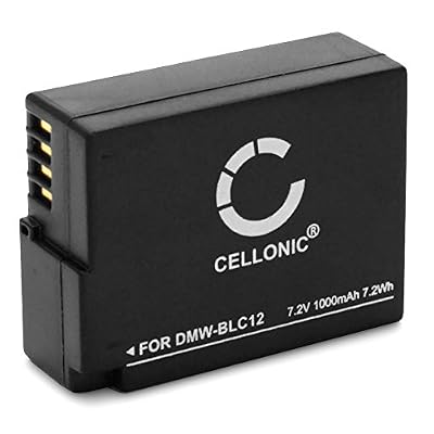 Cellonic Batterie pour Panasonic Lumix DMC-FZ1000 Lumix DMC-FZ200 Lumix DMC-G6 Lumix DMC-G5 DMC-G70 DMC-FZ300 DMC-GX8 DMC-GH2 DMC-GX8A DMC-GX8H DMC-GX8K (1000mAh) DMW-BLC12 DMW-BLC12E Accumulateur