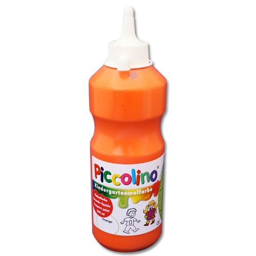 PICCOLINO Kindergarten Malfarben – Schulmalfarben Set mit 11 Farben in 500ml Flaschen - 9