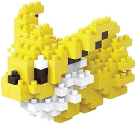 Pokemon Jolteon figure. Miniblocks assembly kit. 174 miniature blocks.