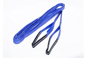 DIVERSITY WRAP DiversityWrap 5T Tow Strap Double layer Heavy Duty Tow Rope Towing Pull Strap Recovery Winch 4x4 Offroad - Blue (4m x25mm)