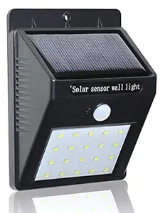 US1984 Solar Powered Led Wall Light XF-6009 20 LED Motion Sensor Street Lights with Upgraded Solar Panel-242