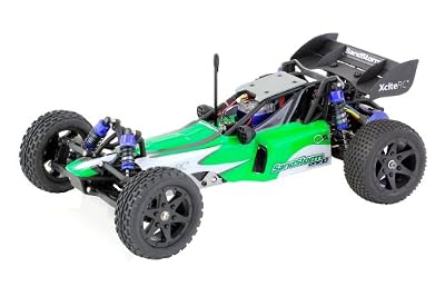 xciterc 30303000 RC Auto Sands Sandstorm one10–2 WD Ready To Race Dune Buggy brushless modèle voiture, 1 : 10 avec télécommande 2,4 GHz, vert