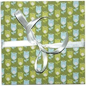 Leporello Fotoalbum mit Stoff 15x15cm weiße Seiten