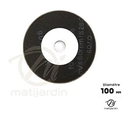 Meule d'affûtage chaîne tronçonneuse pour affûteuse Mini Jolly. Ø 100 mm. Epaisseur 3 mm - Pièce neuve