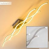 LED: In den Leuchtstangen sind LED-Glühlampen fest installiert. Sie brauchen sie nicht auszutauschen, sondern erfreuen sich viele tausend Stunden lang an dieser schönen Deckenlampe.