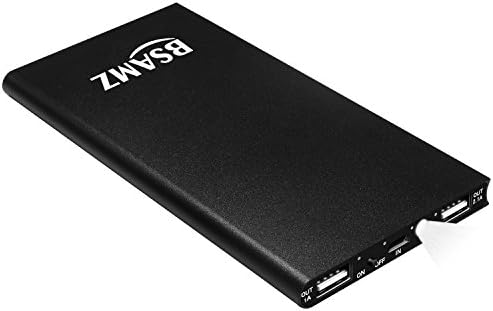 Universal Power Bank Charger,15000mah Double USB with LED Battery Charger,Ultra Slim Fashionable Portable Mobile Phone Charger for iPhone Samsung Galaxy HTC and Most Smart Phones(Black)