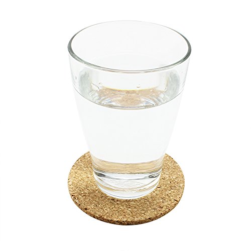 COM-FOUR® 16x Korkuntersetzer rund, Ø 10 x 0,5 cm (16 Stück/rund) - 2