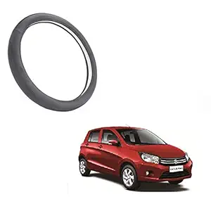 Caro Manic Microfiber Leather Auto Car Steering Wheel Cover Compatible with Celerio