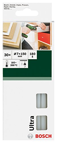 Bosch DIY Heißklebesticks (für Klebepistole, 30 Stück, Ø 7 mm) - 2