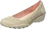  Skechers Savvy-Play The Game, Bailarinas con Punta Cerrada para Mujer, Beige (Natural), 38 EU