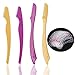RUIMIO Eyebrow Razor Eyebrow Shaper 4pcs with Eyebrow Stencil 9pcs