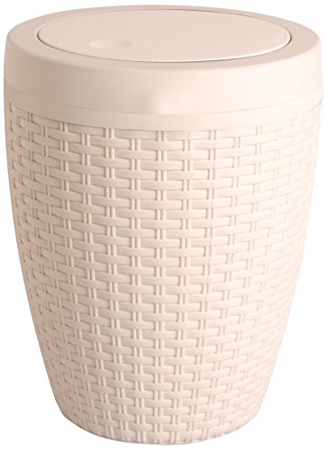 Shark 050/710900 Mülleimer, rund, 7 l, Beige