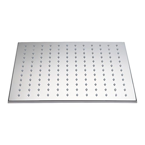 BONADE® 30*30cm LED RGB Unterputz Regendusche Duschkopf Kopfbrause mit 3 Farbwechsel Regenduschkopf - 2