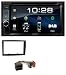 Produktbild caraudio24 Kenwood DDX4018DAB DVD Bluetooth 2DIN USB MP3 DAB Autoradio für FIAT Ducato Citroen Jumper Peugeot Boxer 06-11 ISO
