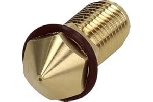 Brozzl Ultimaker 3 (AA) Boquilla de latón 0,4 mm de diámetro para Impresora 3D