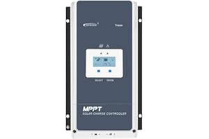 EPEVER 100A MPPT Solarladeregler 12V/24V/36V/48V mit LCD-Display, Leerlaufspannung bis 150V für Sealed, GEL, Flooded und User-Tracer 10415AN