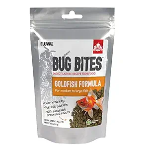 Medium to Large Fish Medium to Large Fish Fluval Bug Bites Goldfish Formula