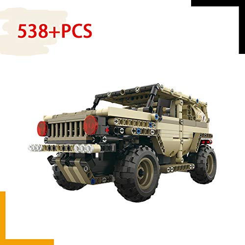 Preisvergleich Produktbild HLDX 538 + pcs gepanzerte Allianz Serie elektrische Fernbedienung militär Hummer geländewagen Kinder bausteine Spielzeug Modell Fahrzeuge Kinder Geschenke