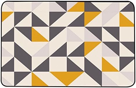 YLMDC Creative geometric pattern series Carpet, Nordic style living room sofa bedroom bedside soft home rectangular rug, multicolor