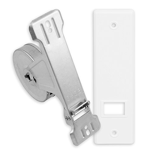 Preisvergleich Produktbild DIWARO® Gurtwickler / Lochabstand 165 mm / für 8 m Gurt / zweiarmig / weiß